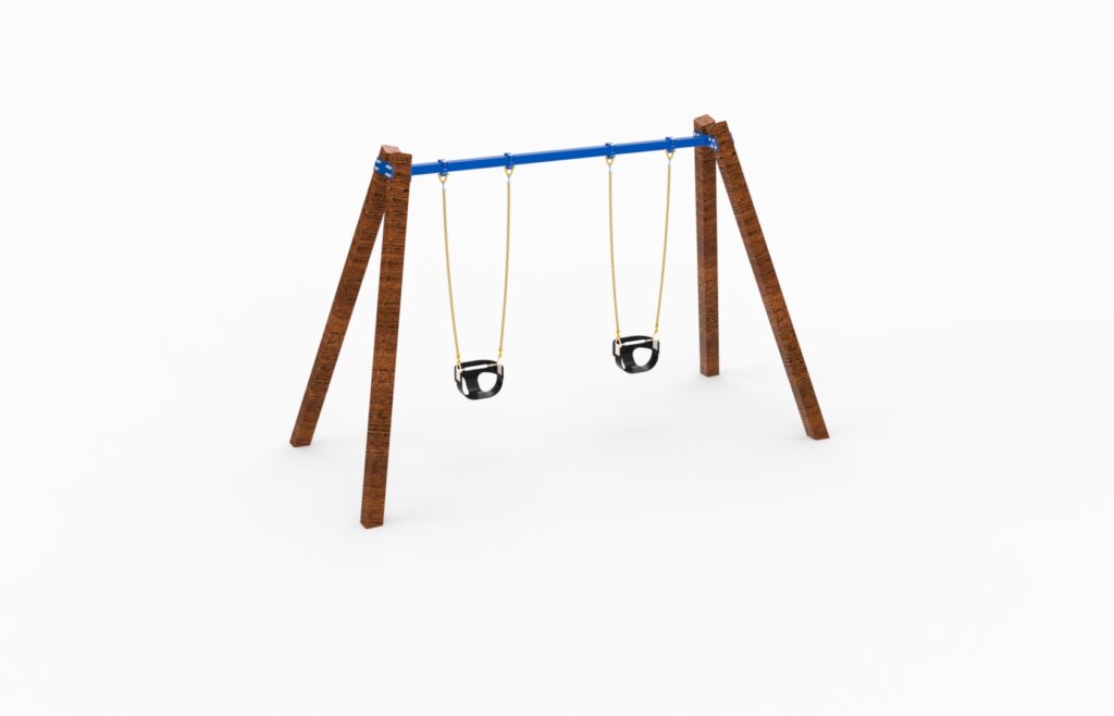 SWG611-Timber-A-Frame-Swing-2x-Infant-1